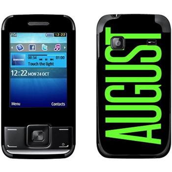   «August»   Samsung E2600