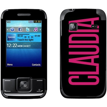   «Claudia»   Samsung E2600