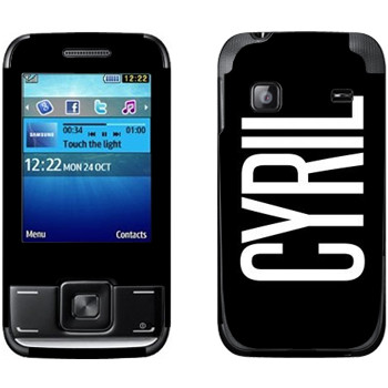   «Cyril»   Samsung E2600