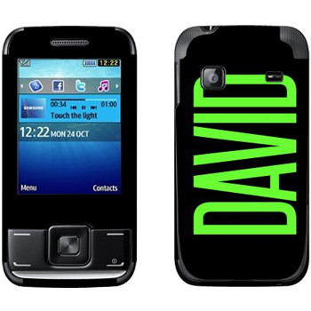   «David»   Samsung E2600
