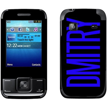   «Dmitry»   Samsung E2600