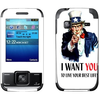   « : I want you!»   Samsung E2600