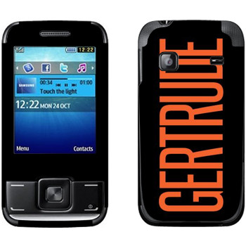   «Gertrude»   Samsung E2600