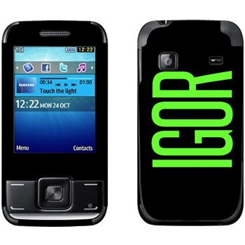   «Igor»   Samsung E2600