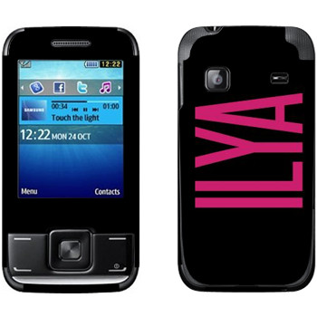   «Ilya»   Samsung E2600