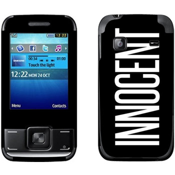   «Innocent»   Samsung E2600