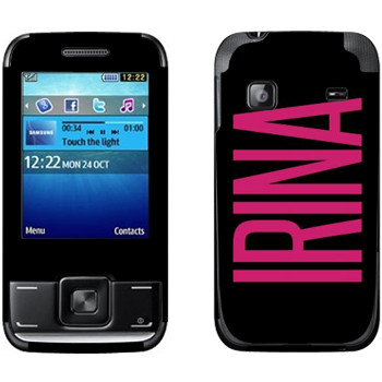   «Irina»   Samsung E2600