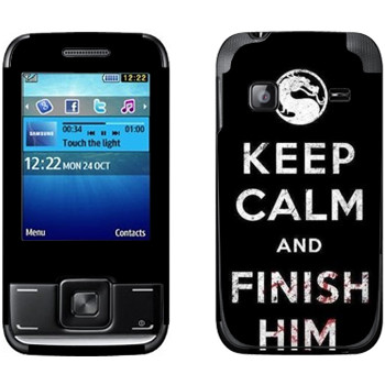   «Keep calm and Finish him Mortal Kombat»   Samsung E2600