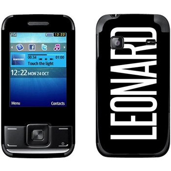   «Leonard»   Samsung E2600