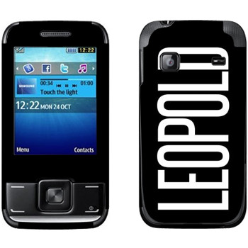   «Leopold»   Samsung E2600