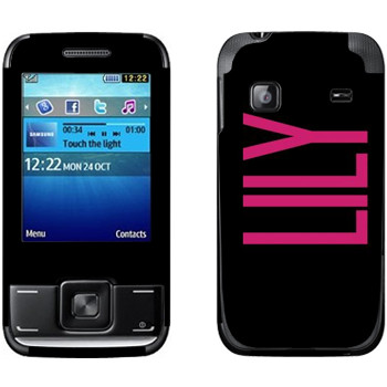   «Lily»   Samsung E2600