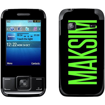   «Maksim»   Samsung E2600