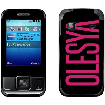   «Olesya»   Samsung E2600