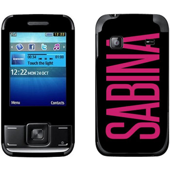   «Sabina»   Samsung E2600