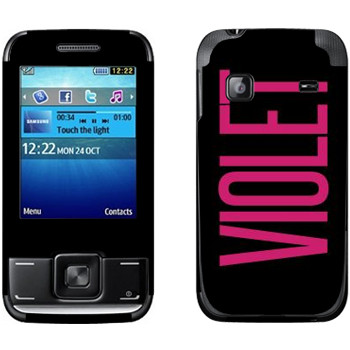   «Violet»   Samsung E2600