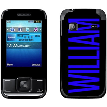   «William»   Samsung E2600