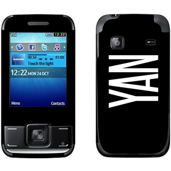   «Yan»   Samsung E2600