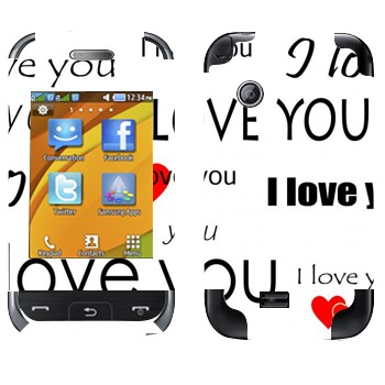   «I Love You -   »   Samsung E2652 Champ Duos