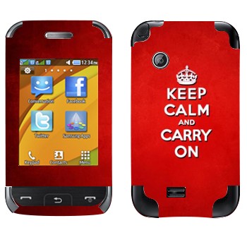   «Keep calm and carry on - »   Samsung E2652 Champ Duos