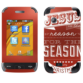   «Jesus is the reason for the season»   Samsung E2652 Champ Duos