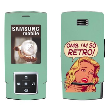   «OMG I'm So retro»   Samsung E950