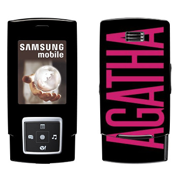   «Agatha»   Samsung E950