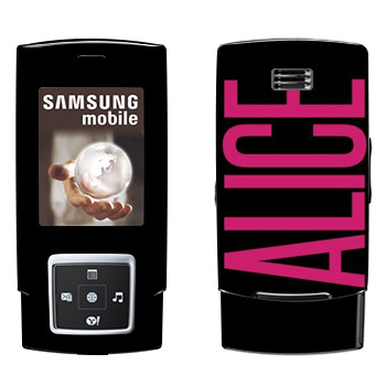   «Alice»   Samsung E950