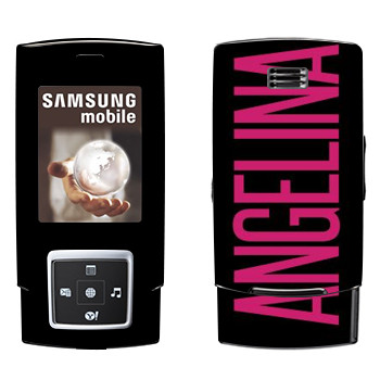   «Angelina»   Samsung E950