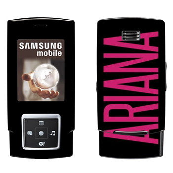   «Ariana»   Samsung E950