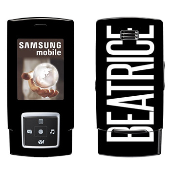   «Beatrice»   Samsung E950