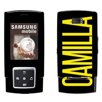   «Camilla»   Samsung E950