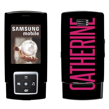   «Catherine»   Samsung E950