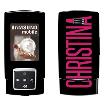   «Christina»   Samsung E950