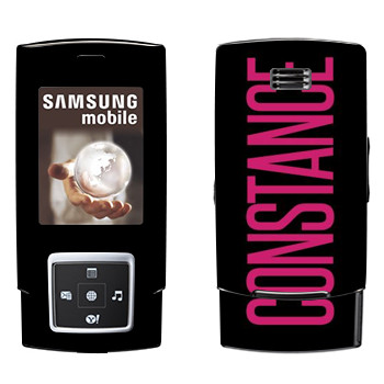   «Constance»   Samsung E950