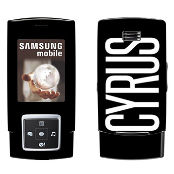   «Cyrus»   Samsung E950