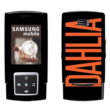   «Dahlia»   Samsung E950