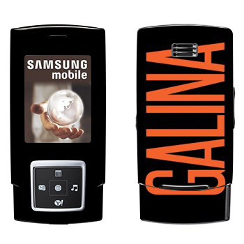   «Galina»   Samsung E950
