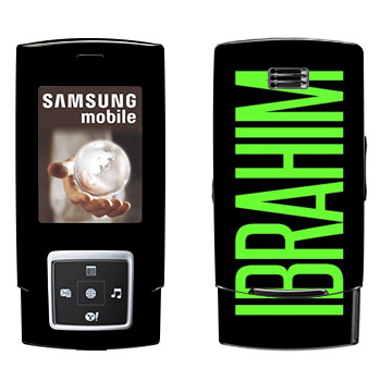   «Ibrahim»   Samsung E950