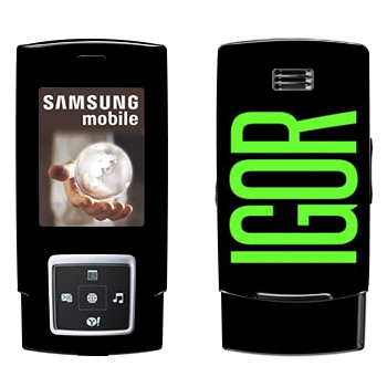   «Igor»   Samsung E950