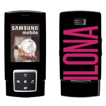   «Ilona»   Samsung E950