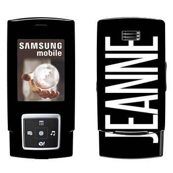   «Jeanne»   Samsung E950