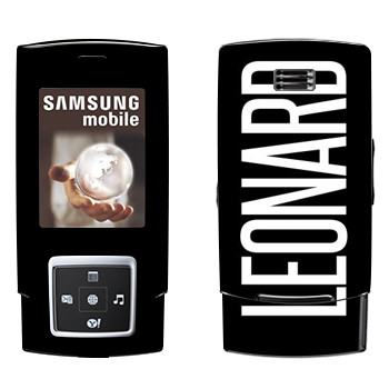   «Leonard»   Samsung E950