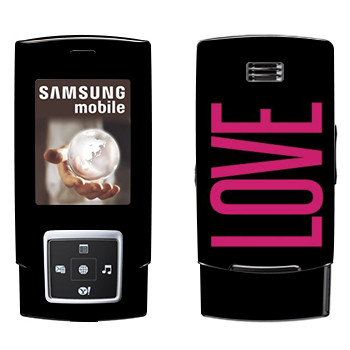   «Love»   Samsung E950