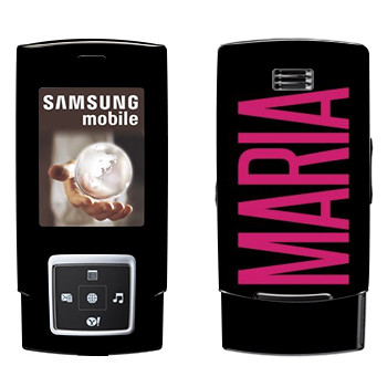   «Maria»   Samsung E950