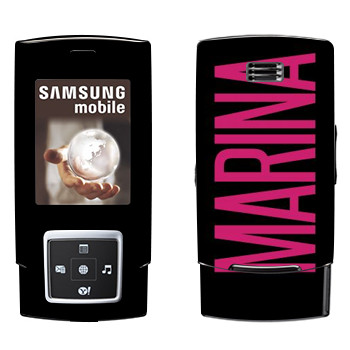   «Marina»   Samsung E950