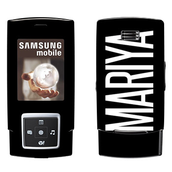  «Mariya»   Samsung E950