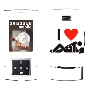   « I love sex»   Samsung E950