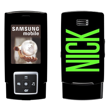   «Nick»   Samsung E950