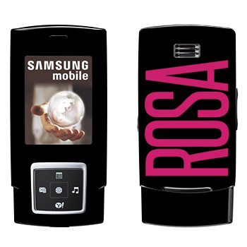   «Rosa»   Samsung E950