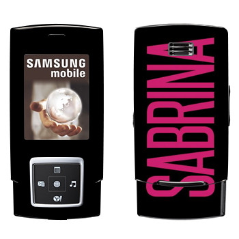   «Sabrina»   Samsung E950